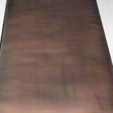 Console en bronze patiné par Belgochrom, Belgique, années 1970