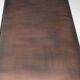 Patinated bronze console by Belgochrom, Belgium, 1970s.