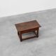 Oak hand-carved side table in wabi wabi style, Spain, 17th Century