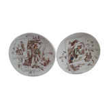 Sarreguemines hunters collection plates