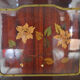 Neoclassical inlaid mahogany screen