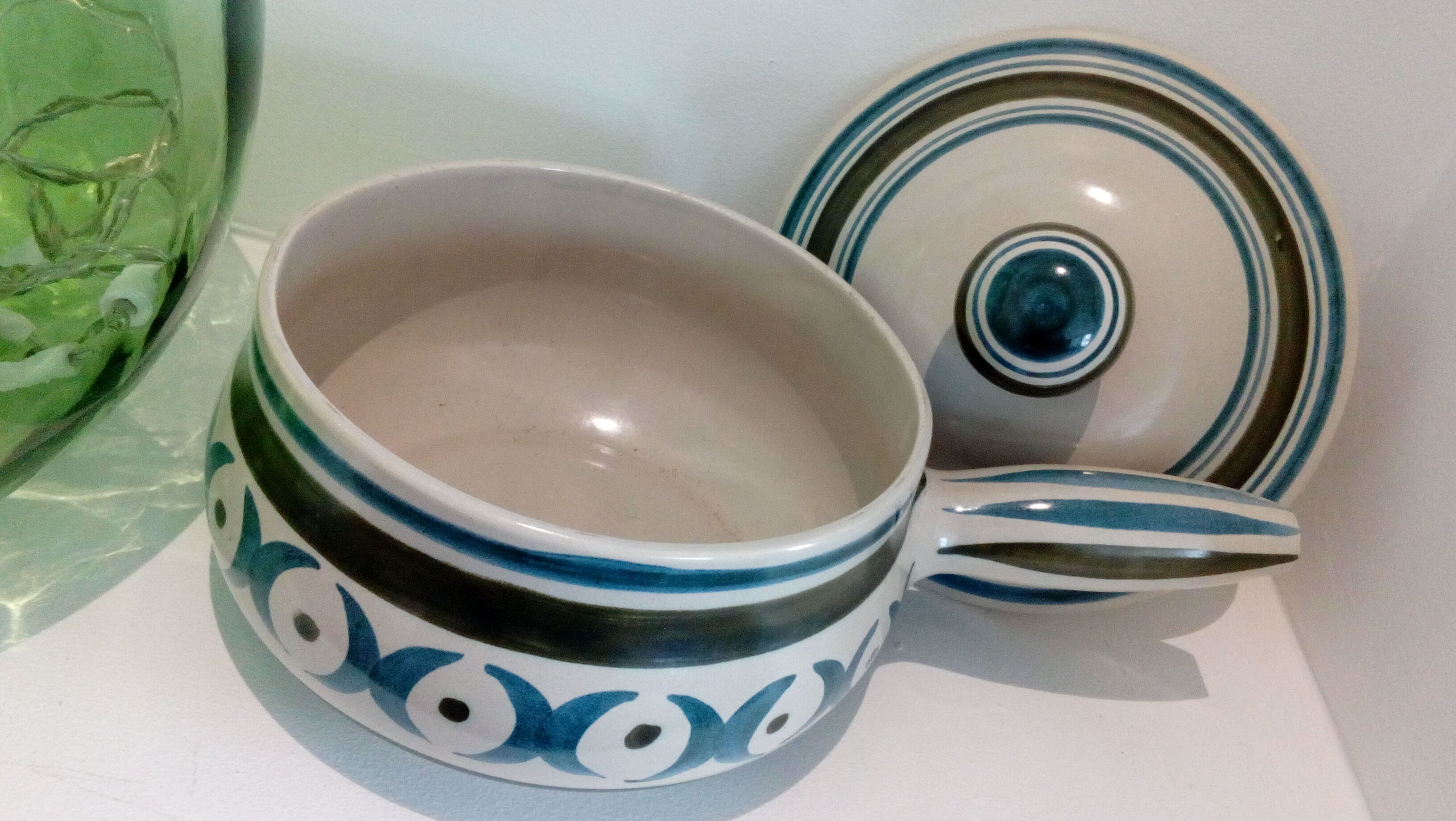Soup tureen and skillet from the 70s