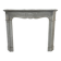 Louis XV style fireplace Model Pompadour White Carrara marble 20th century