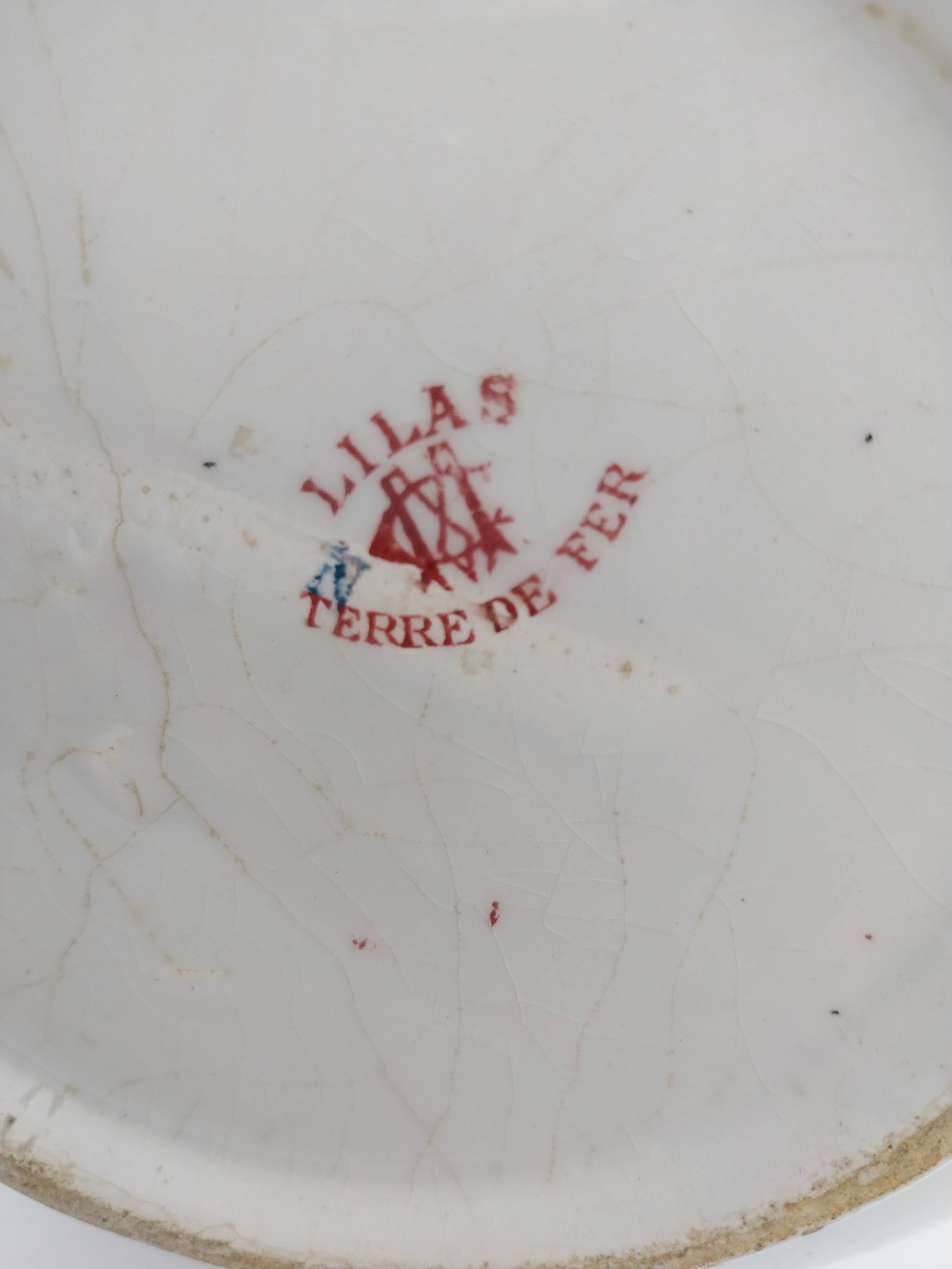 Broc Joufflu Old Pitcher Terre De Fer Creil And Montereau Lilac