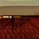 Louis XVI style mahogany oval or round table with extensions, 8 people