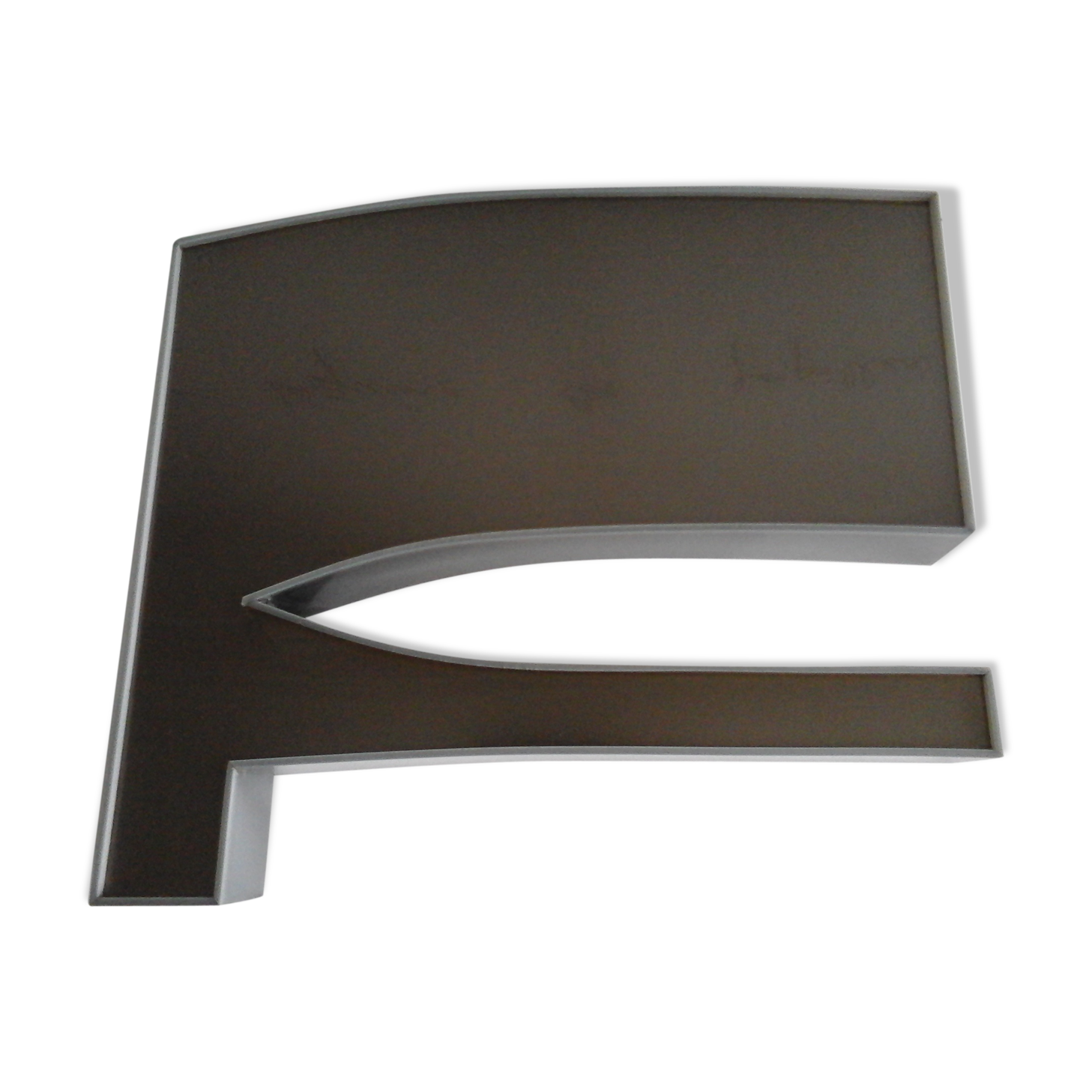 Vintage "F" sign letter