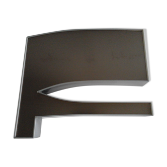 Vintage "F" sign letter