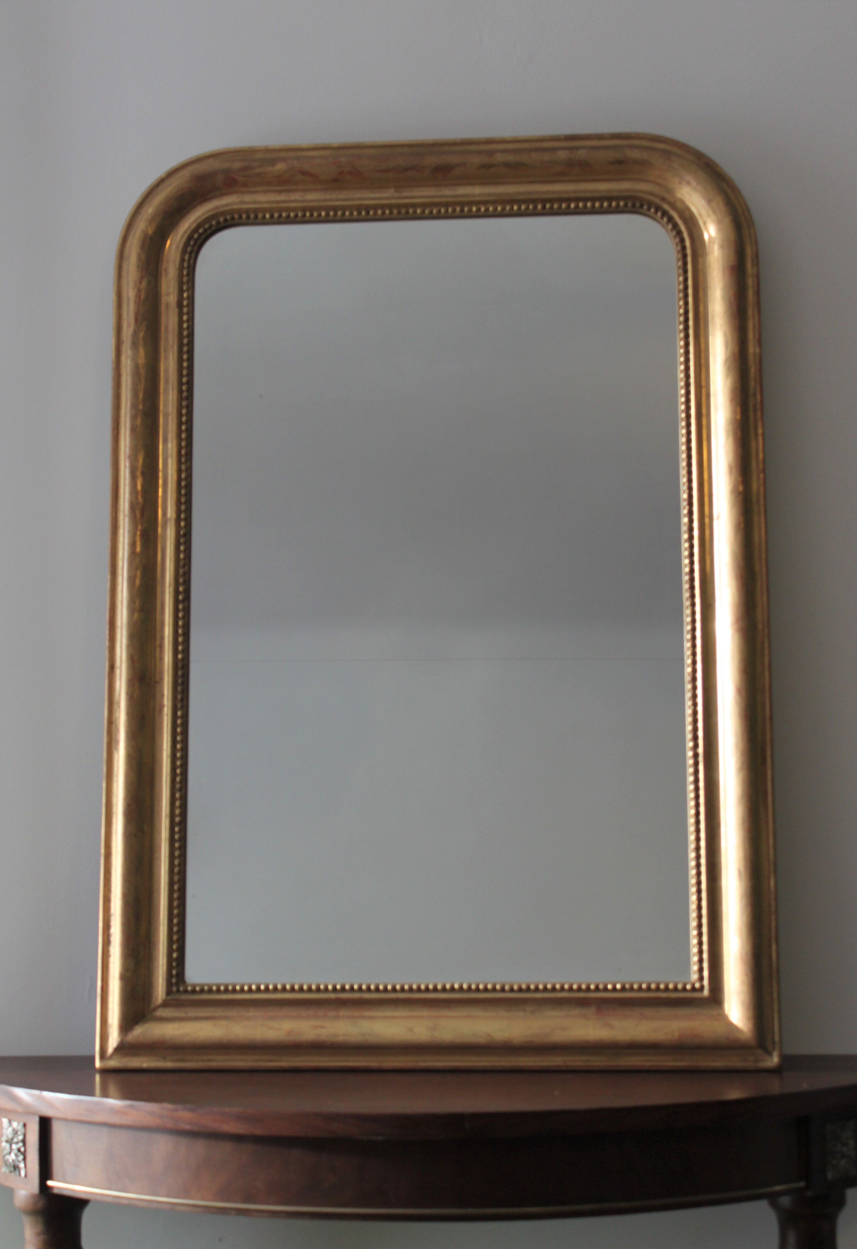 Gilded Louis Philippe Mirror - Antique Wall Mirror
