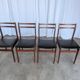Chaises de salle à manger vintage stol kamnik : années 1970, style scandinave moderne, ensemble de 4