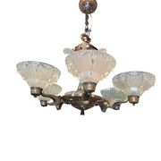 Ezan Art Deco 6-light chandelier