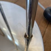 Waterfall floor lamp 5 globes Marinha Grande factory 70s