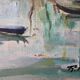Oil Painting on Canvas Paris on the Seine - signed Raphael Pricert 1903 -