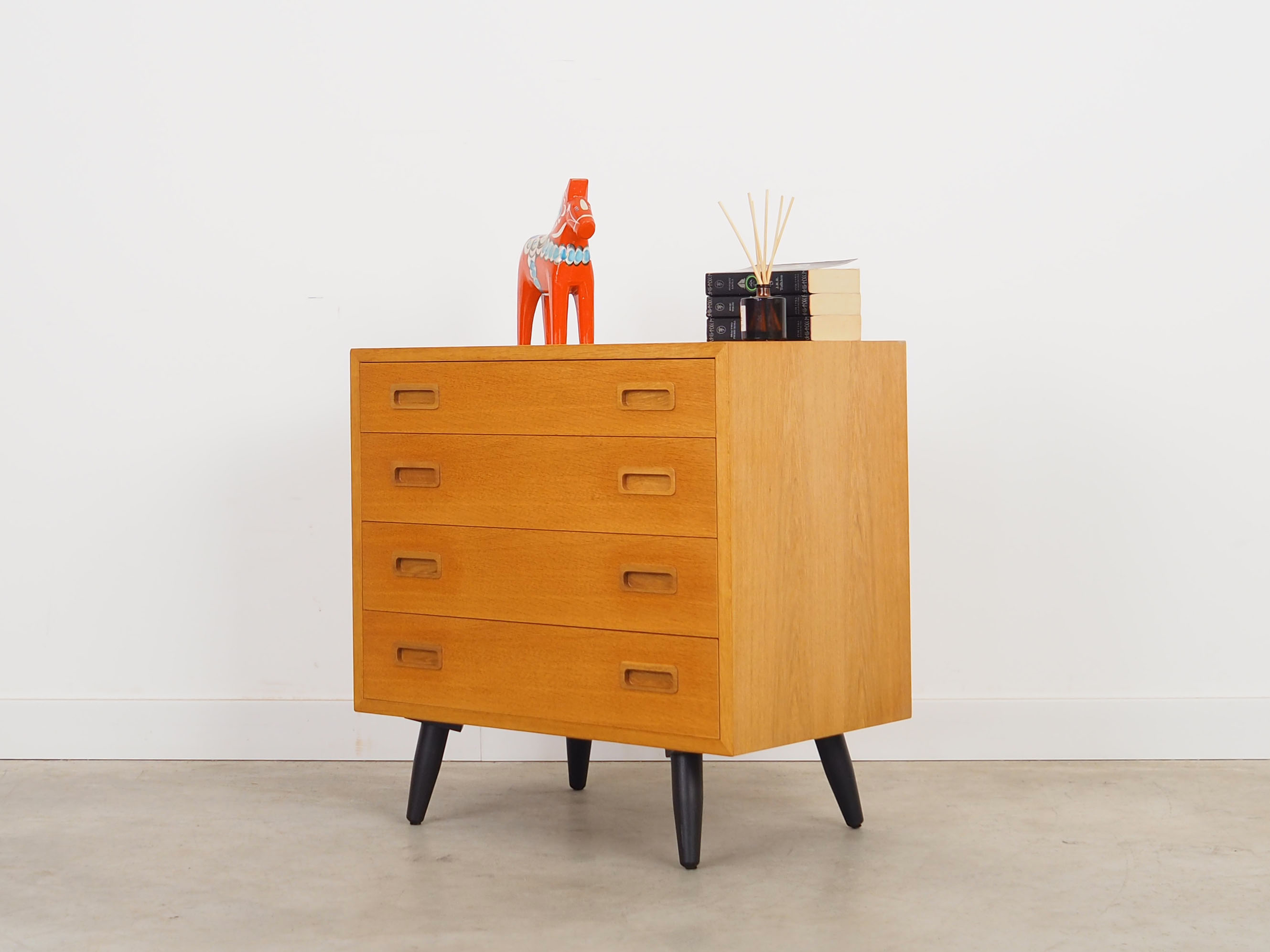 Ash chest of drawers, Danish design, 1970s, manufacture: Hundevad
