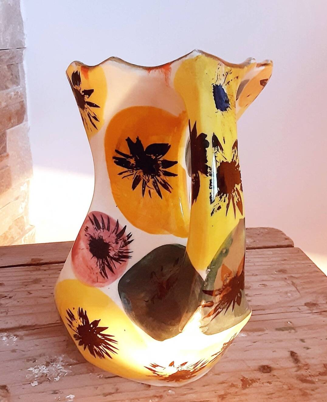 Large Vallauris ''Amphore'' lamp