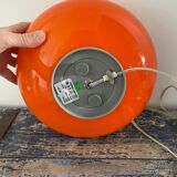 Vintage table lamp orange globe