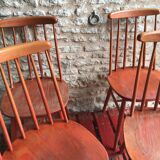 Set of 4 vintage 1960's scandinavian