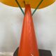 Vintage memphis style lamp in plastic of colors