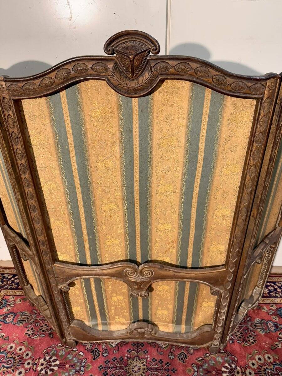Paravent style Louis XV a 3 feuilles