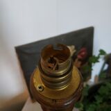 Wooden lamp foot