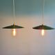 Industrial suspension in green enamelled sheet metal (7 available)