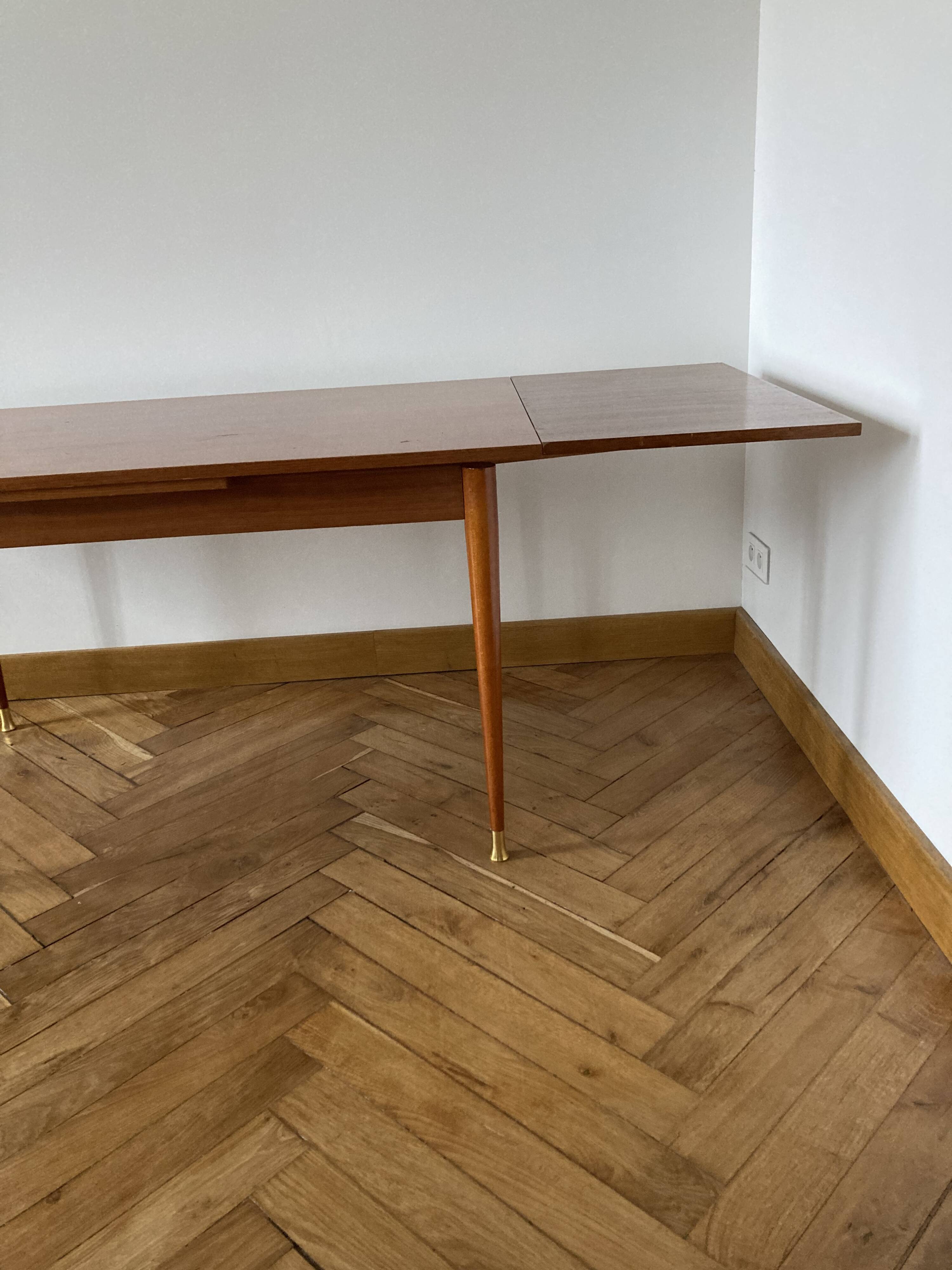 Scandinavian-style rectangular table