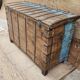Ancien coffre de dot en teck birman