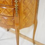 Half-moon dresser marqueted