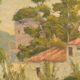 Peinture impressionniste de villas et de jardin