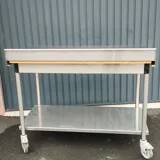 Desserte en inox alimentaire