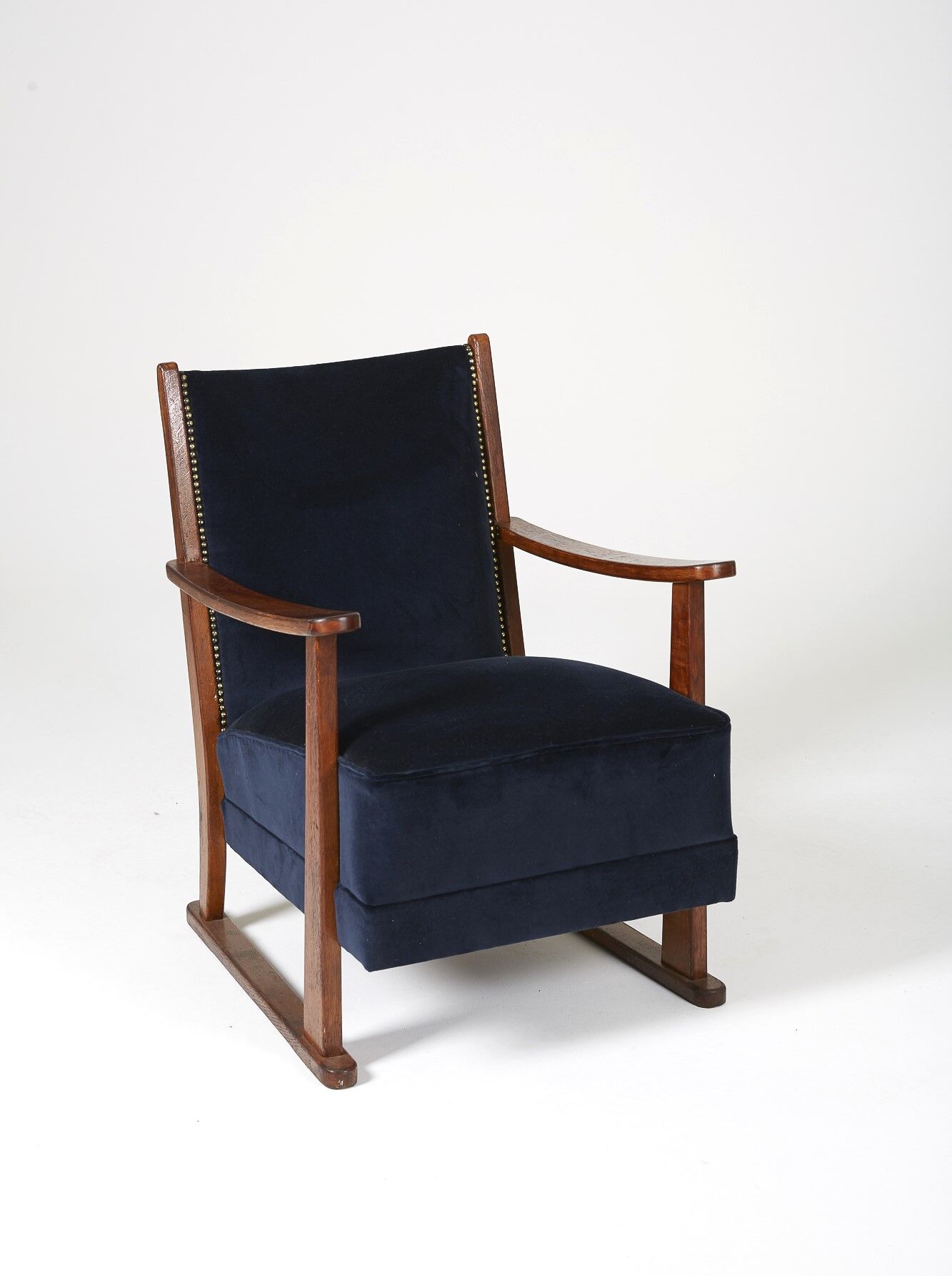 Pair of armchairs luge 1940s