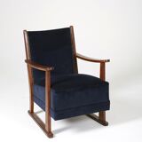 Pair of armchairs luge 1940s
