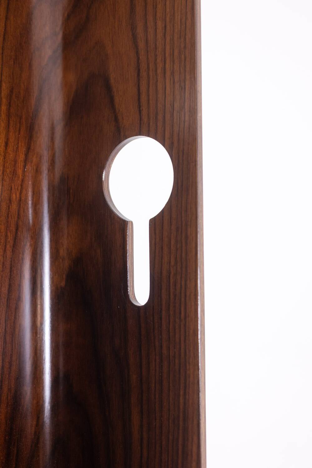 Carlo di Carli. Rosewood veneer coat rack. 1960s.