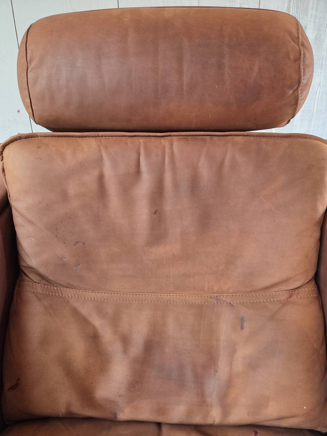 Leather armchair
