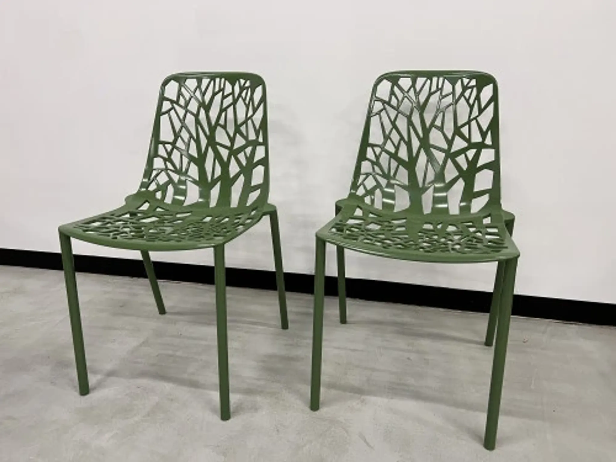 Duo de chaises Fast Forest, vert forêt