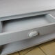 large coffee table with 4 drawers