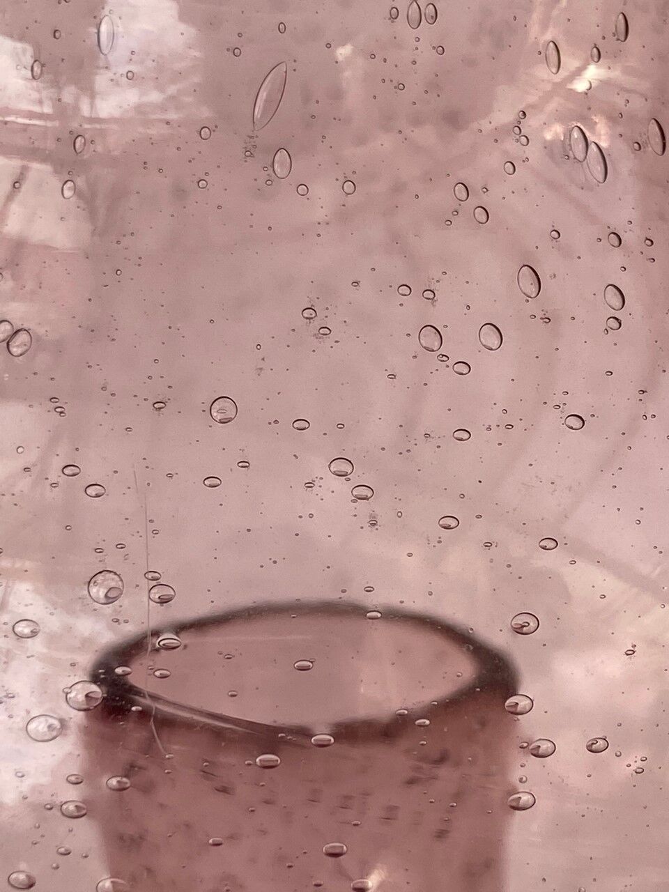 Blown glass photophore of biot glassware