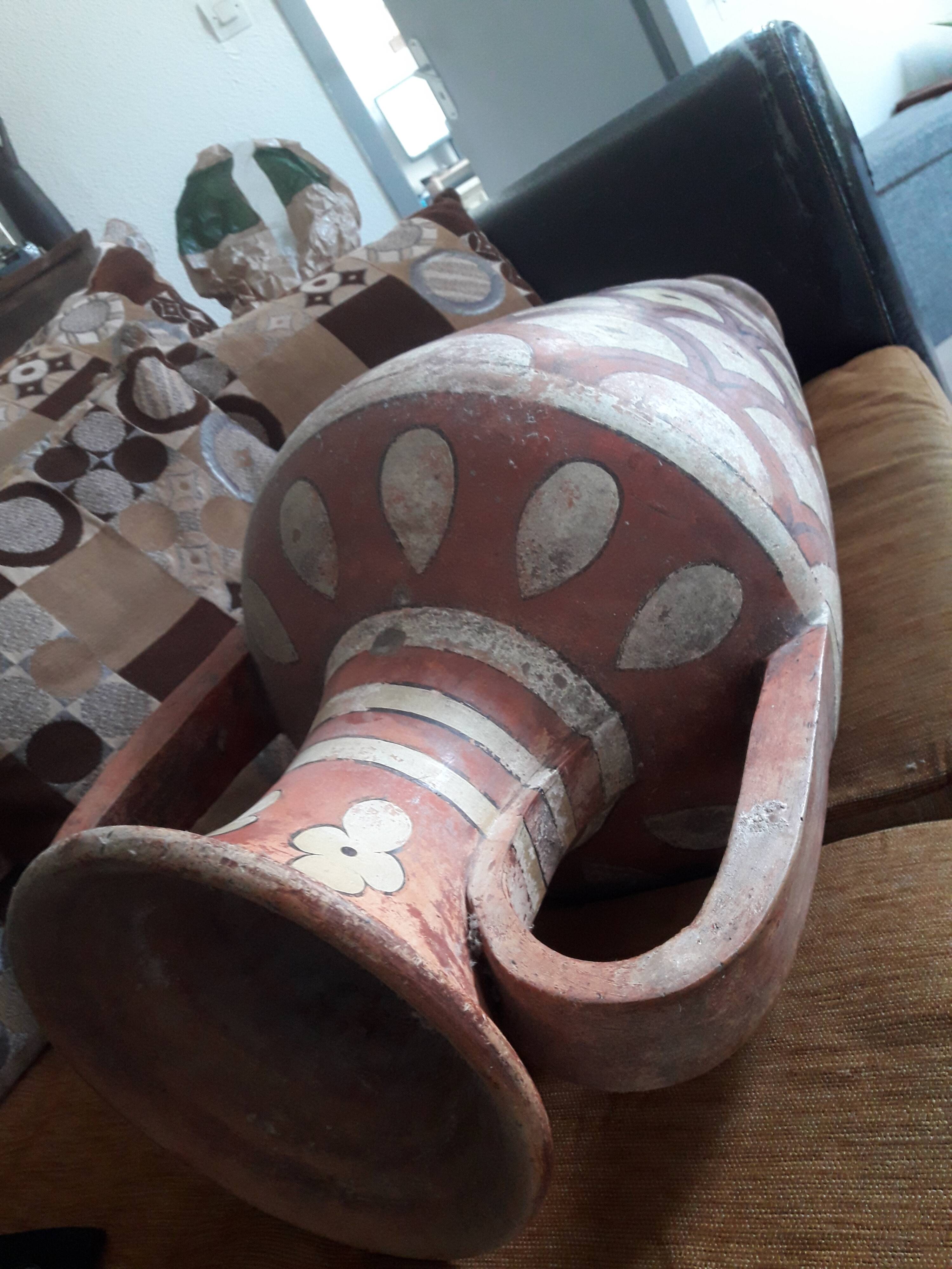 Large ancient amphora Nabeul Tunisia – handmade ceramics – 78 cm