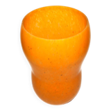 Marmoreal glass shell vase