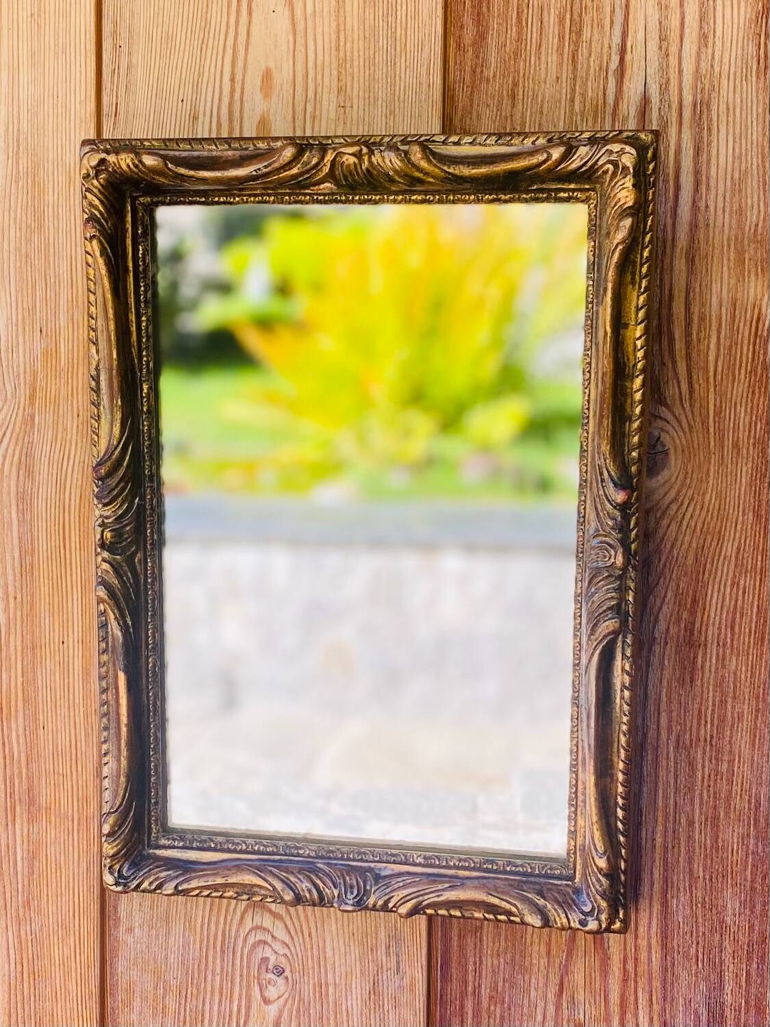 Antique gilded mirror