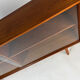 Vintage teak display cabinet sideboard shelf 60s midcentury