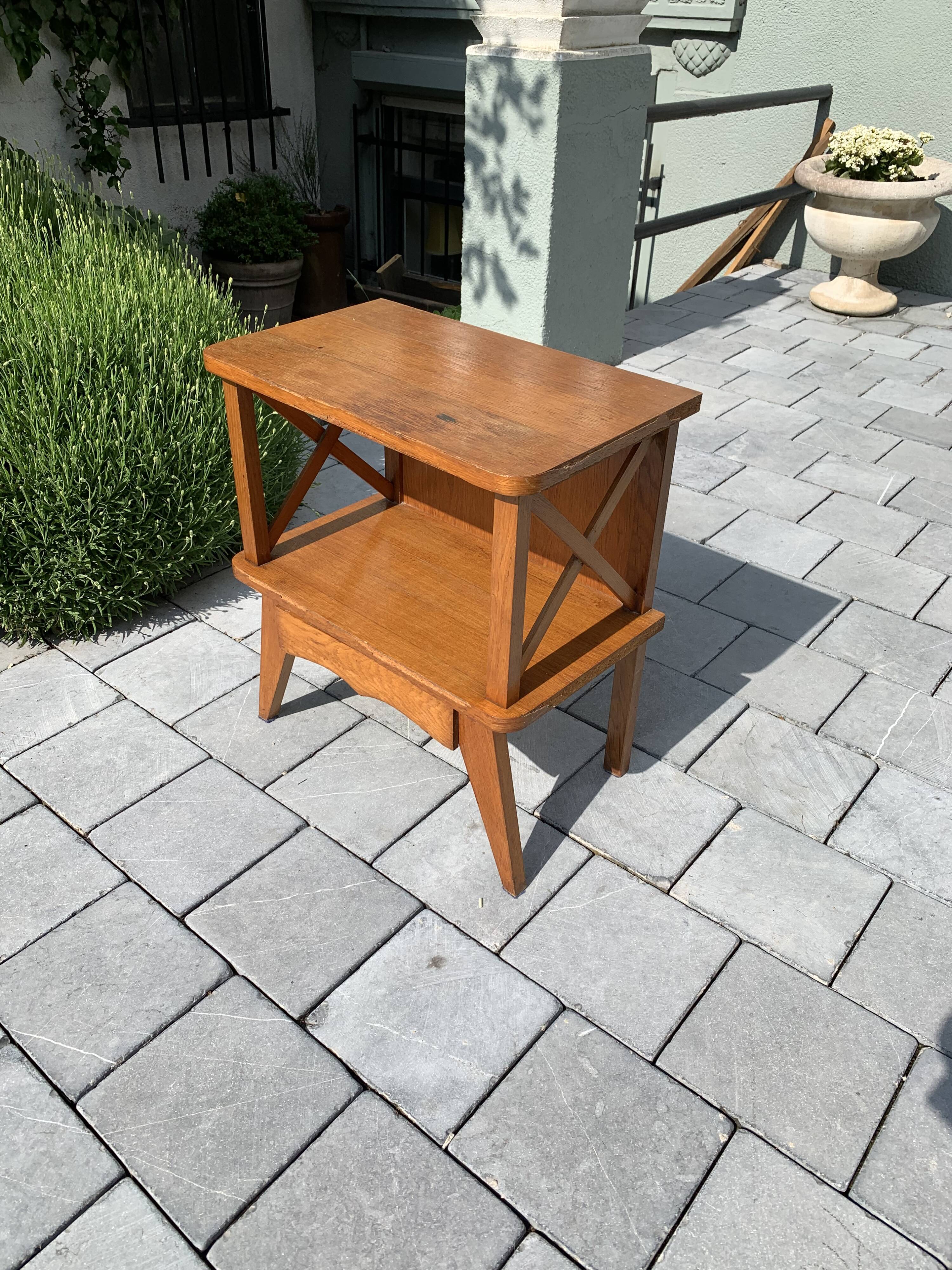 Table de chevet années 50