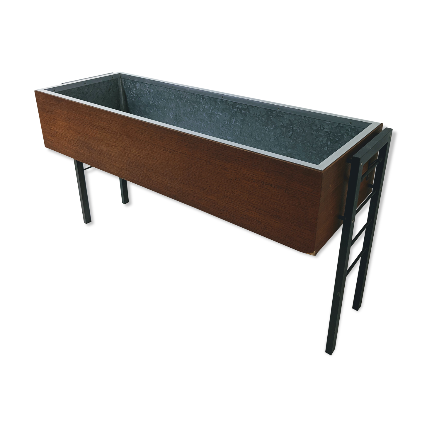 Vinyl furniture / plant / industrial style in teak