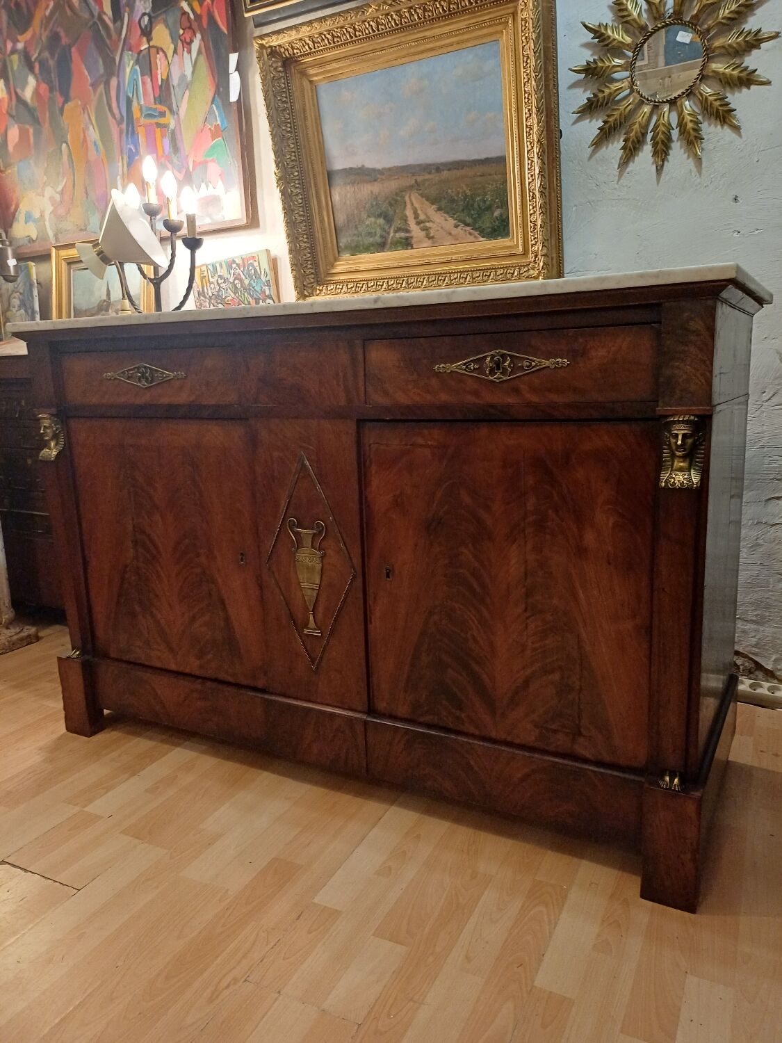 Empire period furniture, returned from Egypt in its original 19th-century condition