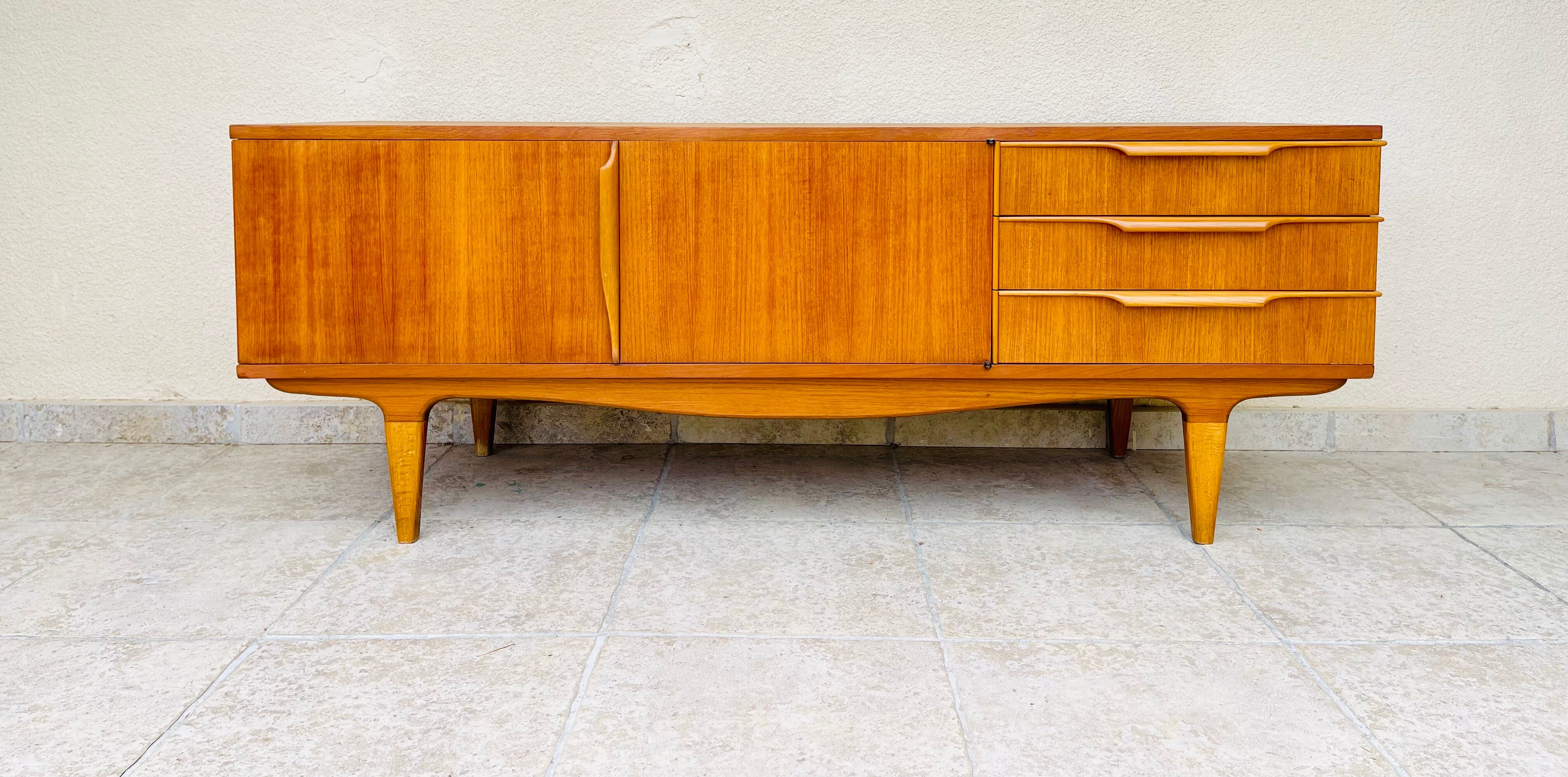 Scandinavian teak row