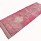3x10 Super Soft Pink Vintage Runner Rug, 95x302Cm