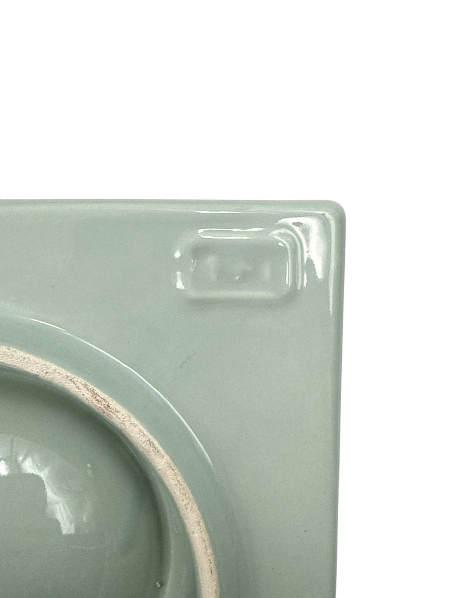 Set of 9 ceramic light blue ceramic bowls, I + I Italy, 1970s