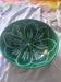 Green ceramic salad bowl from the Longchamp factory.