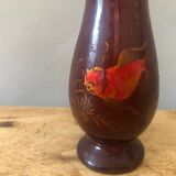 Lacquered wooden vase, Vietnam, 20th century.