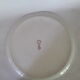 Pie dish decorated pink porcelain