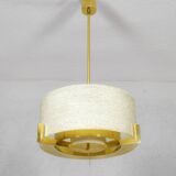 Mid Century Modern Brass Kaiser Chandelier, Germany 1960